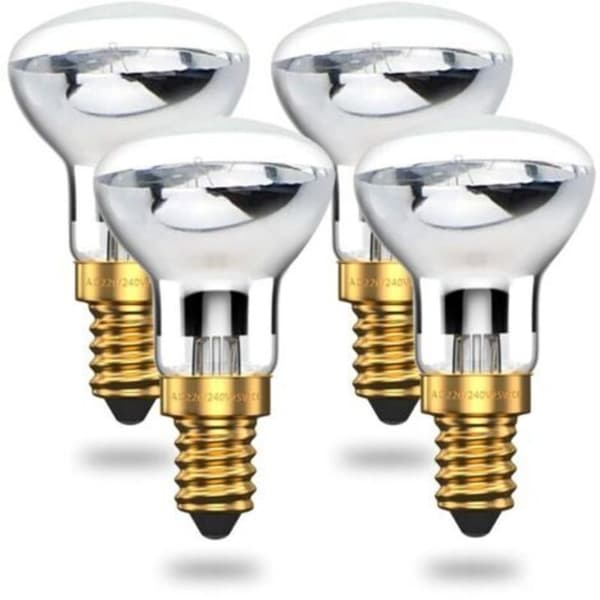 25W E14 R39 Warm White Reflector Bulb SES Small Edison Screw Lamp (4-pack) NPTERBL