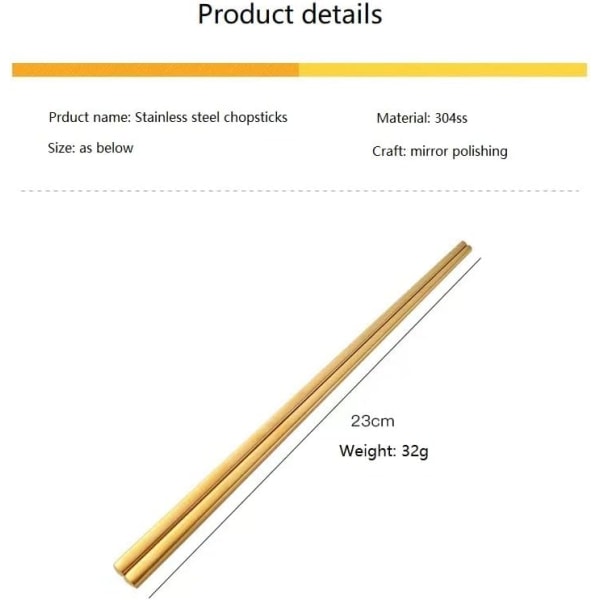 4 Par Multifargede Gjenbrukbare Oppvaskmaskinsikre Metallpinner - Lett - Enkle og Rene 18/8 Matkvalitet 304 (Multifarget)