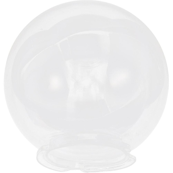 Stolpe Lampeskærm Globe Lysafdækning Udendørs Lysafdækning Pæredæksel Skærm Transparent 25X25X12CM