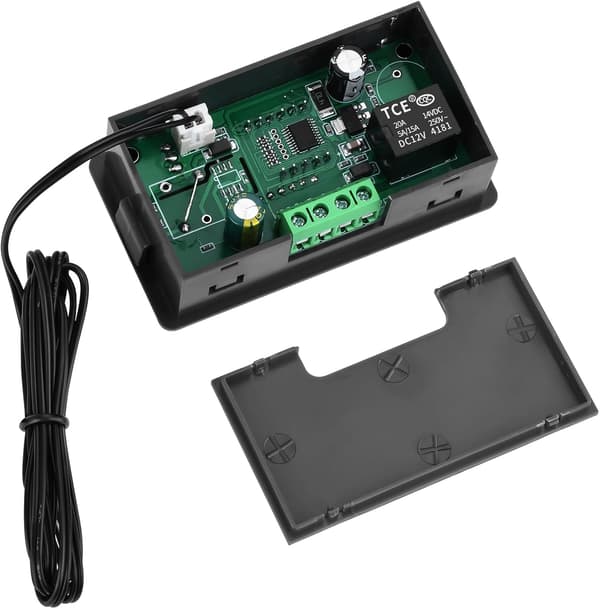 20A 12V Digital Termostat Digital Temperaturregulator Kontrollenhet Oppvarming Kjøling Kontroll Termometer Instrument