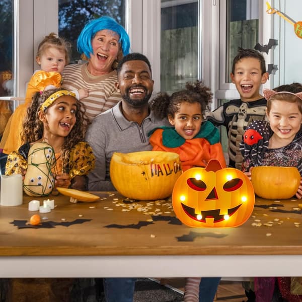 Halloween Spøgelseslygter i Sort og Hvid - Batteridrevne Tealyslygter