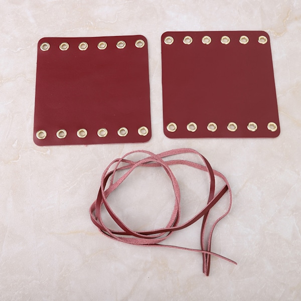 Motorcycle Leather Handlebar Red Modification Accessories