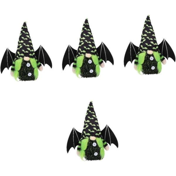 4kpl Bat Wings Nukke Pehmo Lepakkotontut Halloween Pohjoismainen Pehmo Vampyyrinukke Syksy Decor Koristeellinen ulkosisustus Ulkoilu G