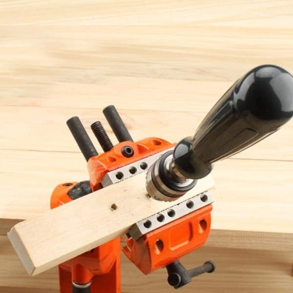 Large Chuck Hand Drill with 5 Drills - Easy Hand Drill - Clamping Range from 0.6 to 6 mm - DIY Tool