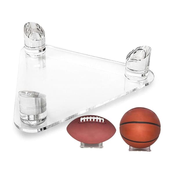 Ball Stand Transparent Multifunctional Acrylic Basketball Display Bracket for Playground