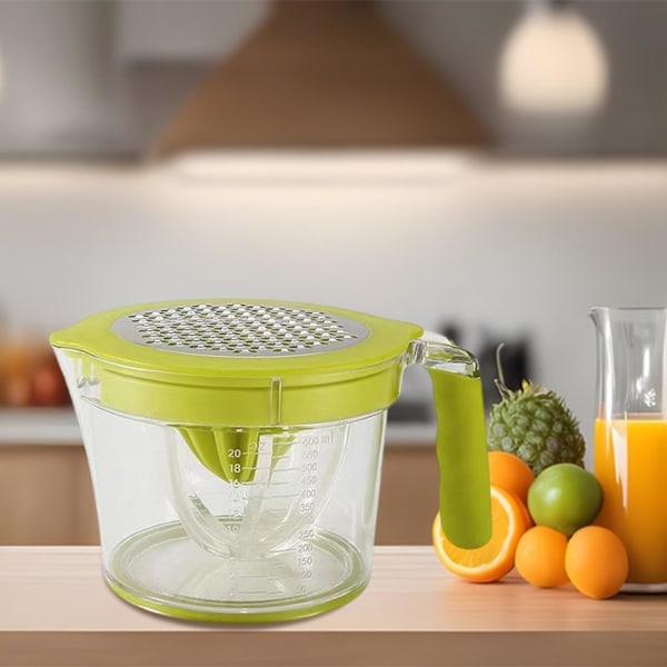 Ergonomisesti suunniteltu sitrushedelmien mehupuristin, helppo käsinpuristettava, matala huolto ja kannettava 21 unssian kapasiteetti