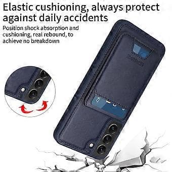 Kompatibel med Galaxy S22+ 5G Mobilcover Blå Blue