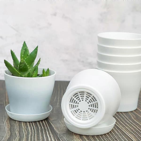 Indoor Plant Pots, Mini Flower Seedling Nursery Pot with Pallet