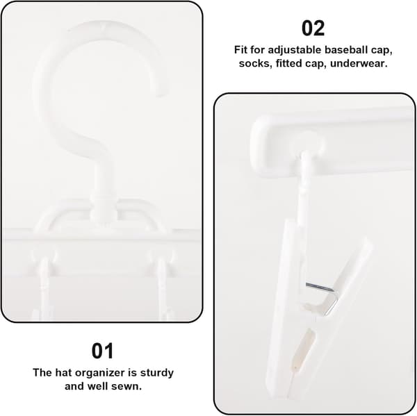 8 Clips Windproof Clips Multifunctional Hanger Sock Holder PP Material Well-Sewn Foldable Design