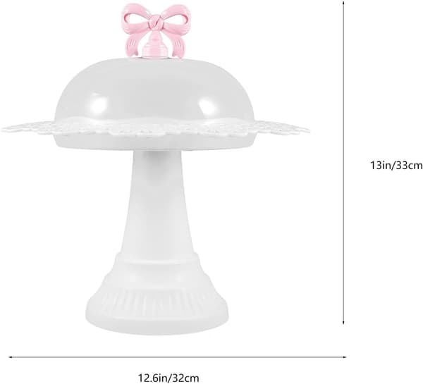 Cake Stand Cake Stand Detachable PP Material Easy to Assemble White