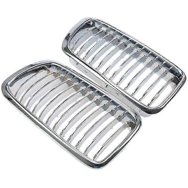 Front nyregitterpar ABS kromfinish til BMW 7-serie E38 Sedan 1994-2001 Sølv
