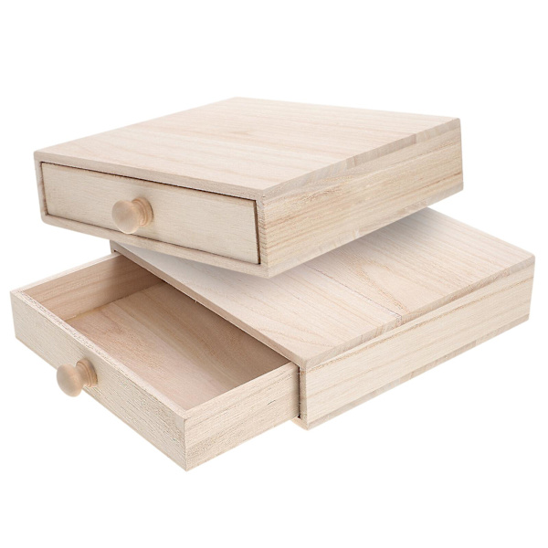 Lahjakäärepakkaus Kahvin Säilytyslaatikko Puinen Laatikko Teejärjestäjä Säilytysastia Koristeellinen Säilytys 22x22.5x5.5cm