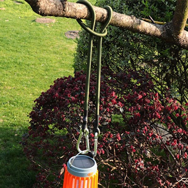 Gummistropper med karabinkrok, 60 cm gummistropp med karabinkrok, elastisk