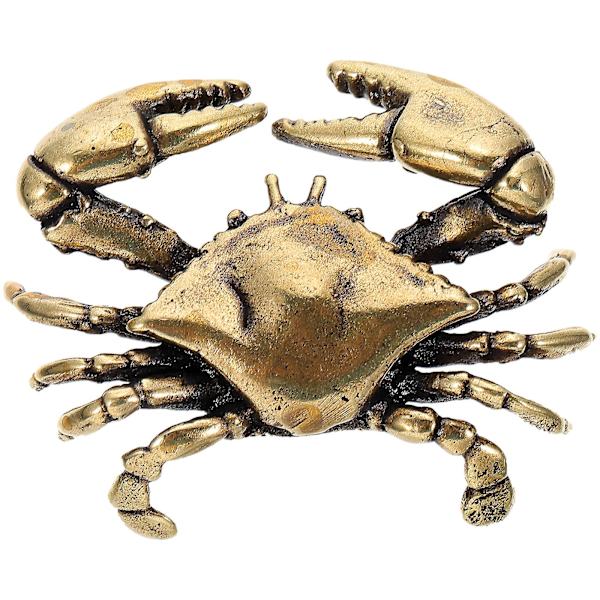 Retro Stil Krebs Ornament Bordguld Krebs Pynt Hjem Messing Håndværk Golden5x3.2x1.2cm Golden 5x3.2x1.2cm
