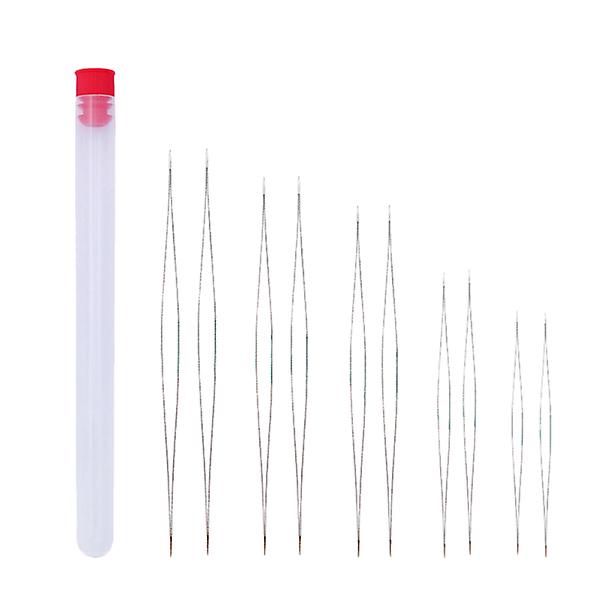 10 Pcs Knit Set Beading Thread Needles Collapsible Beading Needles Jewelry Making Needle