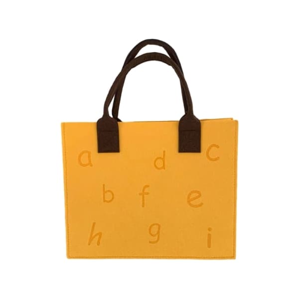 Portable Storage Bag Top Handle Bag Chic and Functional Handbag Felt Bag