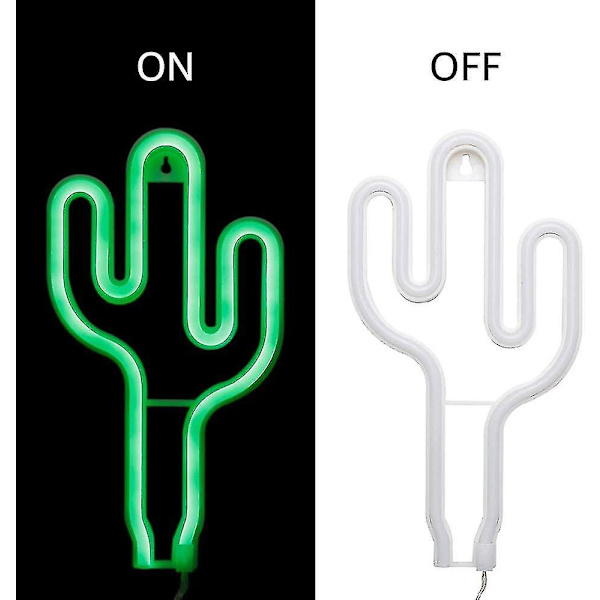 Kaktus Neonljusskylt LED Kaktuslampor Vägglampa Rum Dekoration Batteri USB-Driven Neonljus Neon Skyltar Kaktuslampor Lyser Upp För Barns Sovrum