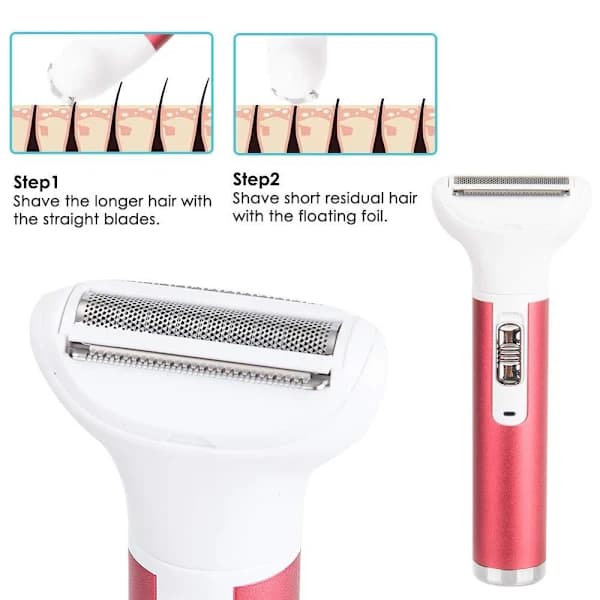 {xj}5heyi Elektrisk Epilator til Intimbarbering, Armhuler