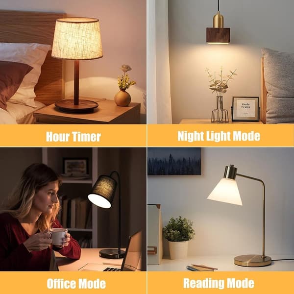 Rechargeable LED Lamp with Three Color Temperature Adjustment and Remote Control (Compatible with E27 Sockets)