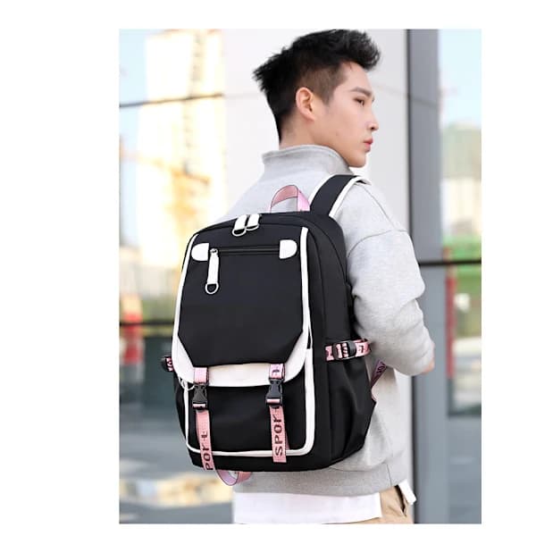 K-Pop Demon Hunters Anime Backpack Cute Cartoon Bag for Students