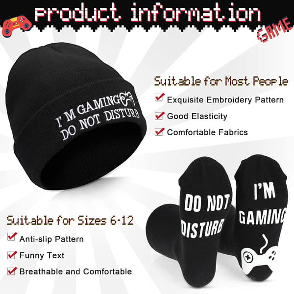 6 stk. Valentinsdag Gamer for menn