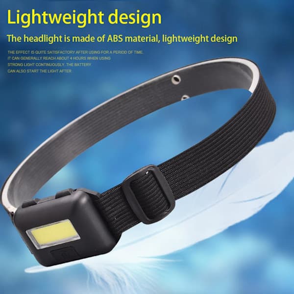 Headlamp Pack COB Super Powerful LED Headlamp Ultralight Headband for Runners Camping Hiking Work