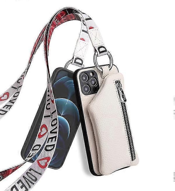 Læder mobilcover med møntlomme til iPhone 12/12 Pro Max/iPhone 11