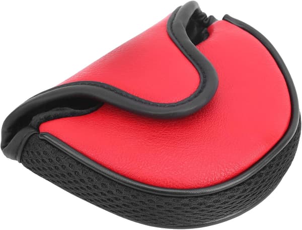 Rød - Golf Putter Hodebeskyttelse Vanntett PU Lær Golf Putter Co