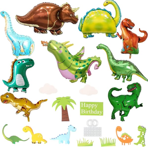 Dinosauriebursdagsdekorasjoner for gutter Stor dinosauriebursdag
