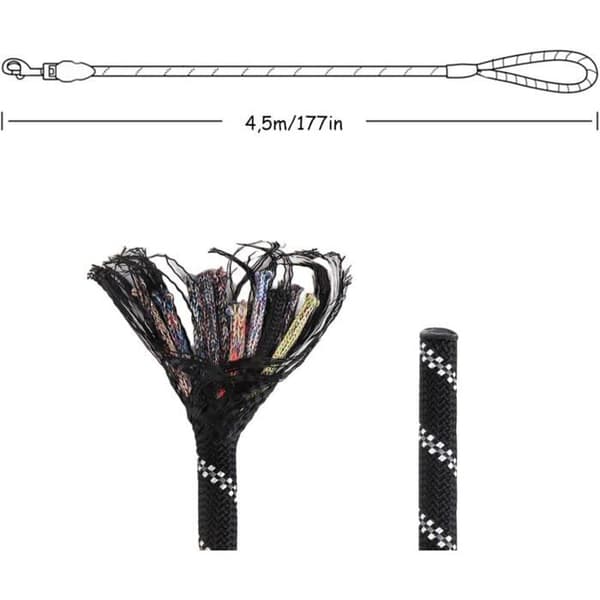 Dog Training Leash 4.5m, Waterproof Nylon, All Sizes