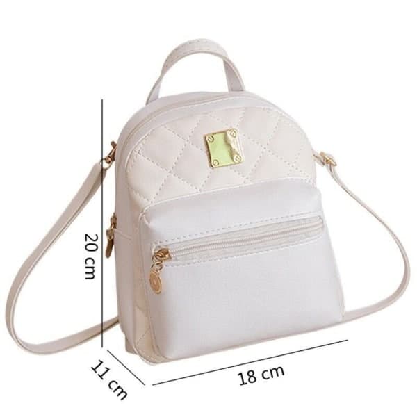Women's Backpack Shoulder Bag PINK Pink Pink