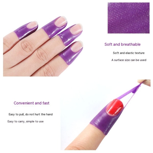 5 stykker Peel Off Nail Stickers Tape Sølsikre klistremerker Plast neglelakkbeskytter for neglemalingsdekorasjon