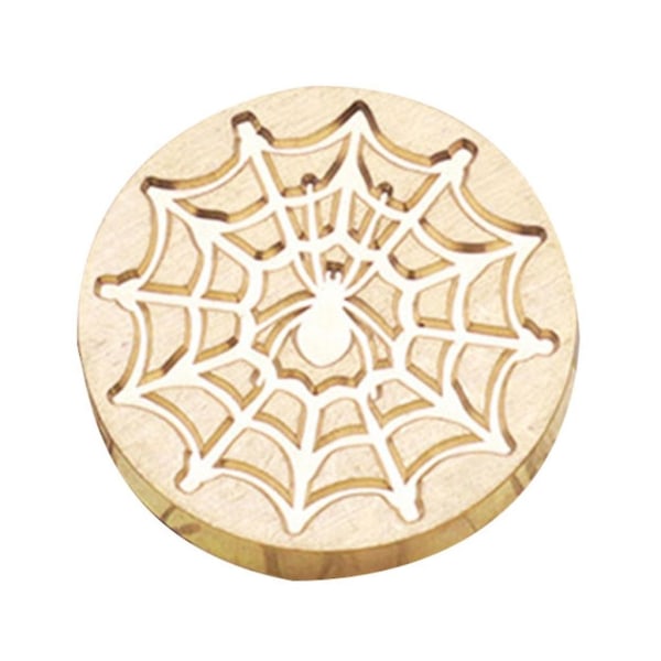 DWax Stempel Halloween Brannmaling Stempel Hode Gresskar Forseglingsvoks Stempel for DIYD