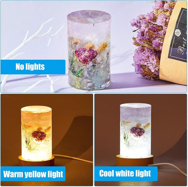 3 stk. lysharpiksformsett, USB-base, 2 x 3,5 tommer, søyle tommer item_package_quantity
