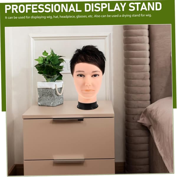 Wig Holder Display Stand Mannequin Head Wig Support Stand for Storage and Display