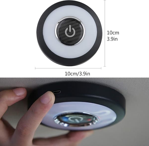 Billamper for bilens interiør, 12V Universal Leselys Nattlampe