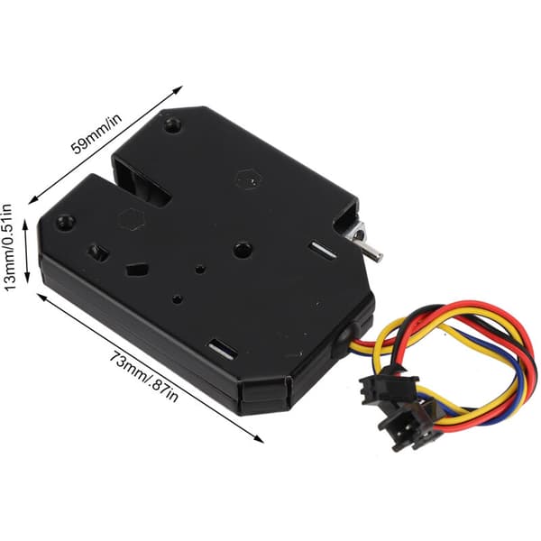 DC 12V Elektromagnetisk magnetlås, Elektrisk styring Elektromagnetisk lås, Skuffer for postskap Smart stål Magnetlås Sperre for system