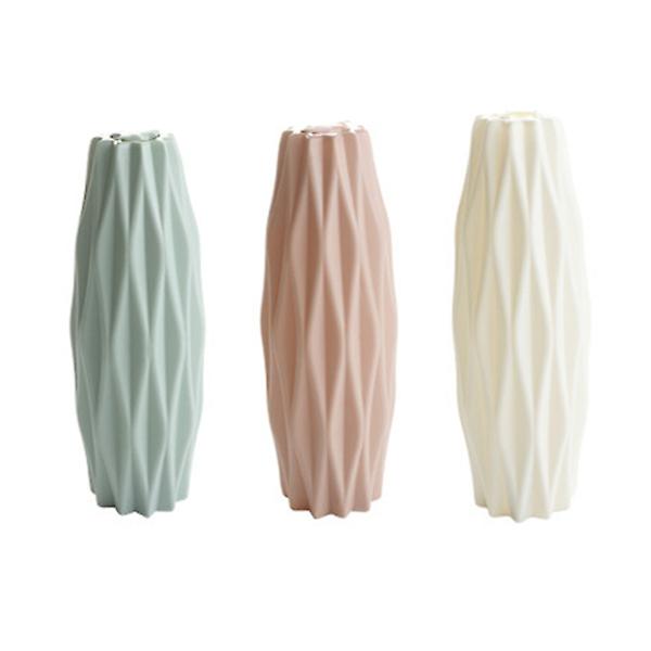 3 Pcs Nordic Style Vase Home Flower Arrangement Container Desktop Ornament Fashion Flower Vase For H