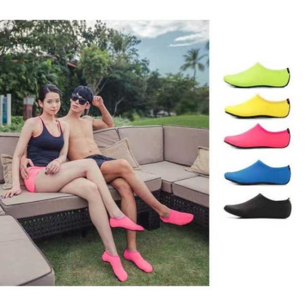 Strand-/yogasko - Flere farver Sort L (38-39)