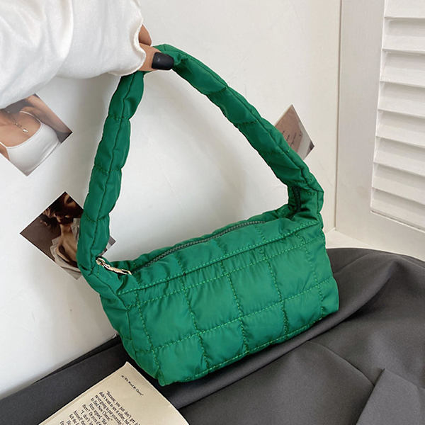 Liten Tote Bag for Kvinner, Jentegitter Underarm Bag, Topphåndtak Skuldervesker Gave Blå