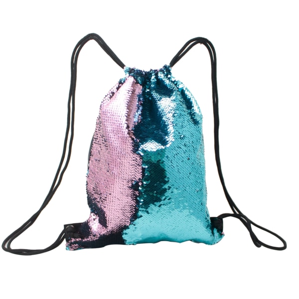 Gym Drawstring Bag Lightweight Sequin Bag for Men Women Sports Gym Drawstring Backpack