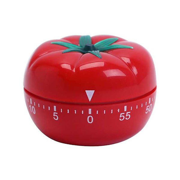 Kitchen Craft Mekanisk Opptrekkbar 60 Minutters Timer 360 Graders Roterende Tomatsformet Kjøkken Timer
