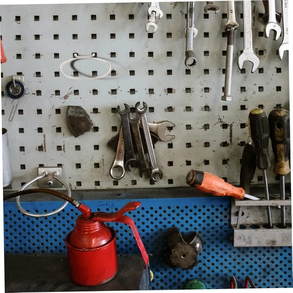 6 stk. Peg Board Krok Pegboard Ring Krok Pegboard Veggorganisator