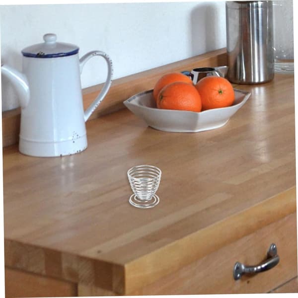 2 Pieces Stainless Steel Egg Cracker and Separator Tool with Spring and Compact Design