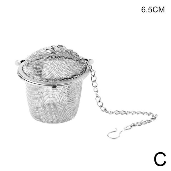 størrelser rustfrit stål Suppe Hot Pot Filter sølv 6,5 cm