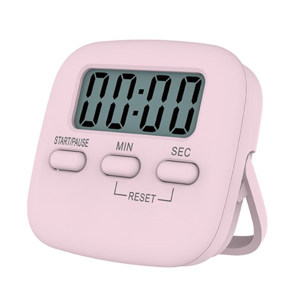 2 kpl Pink Digital Keittiöajastin, Cronometro Cocina, Suuret Numerot, Alaslaskenta Stop Watch Ajastin, Keittiökello / Keittiö