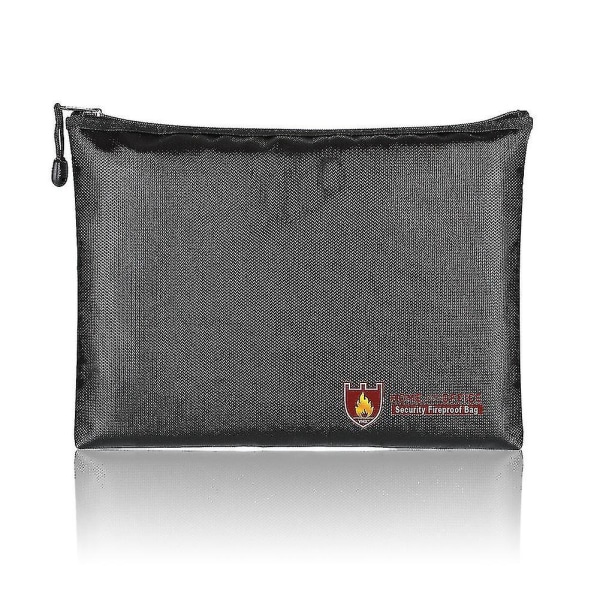 Brandsikker Dokumentmappe Brandresistent Vandafvisende Kuvertpose Til Pas Pengefiler 27cm X 16cm