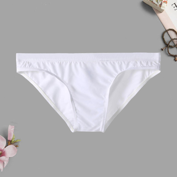 Fianao Miesten Bokserit Joustavat Hengittävät Mukavat Pehmeät Läpinäkyvät Jääsilkki Seksikkäät Matala Vyötärö Alushousut - Täydellinen Iho Skin 2XL