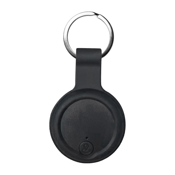 Bluetooth 5.0 To-vejs Alarm Intelligent Placering Mobiltelefon Nøgle Tabt Forebyggelse Enhed Sort
