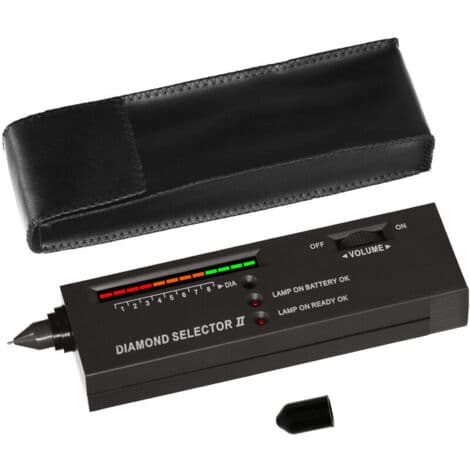 High-Precision Diamond Selector Gemstone Jewelry Detector Test Tool with Case for Beginners and Experts